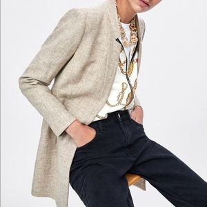 Zara Inverted Lapel Frock Coat